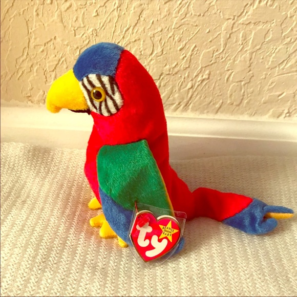 jabber the parrot beanie baby